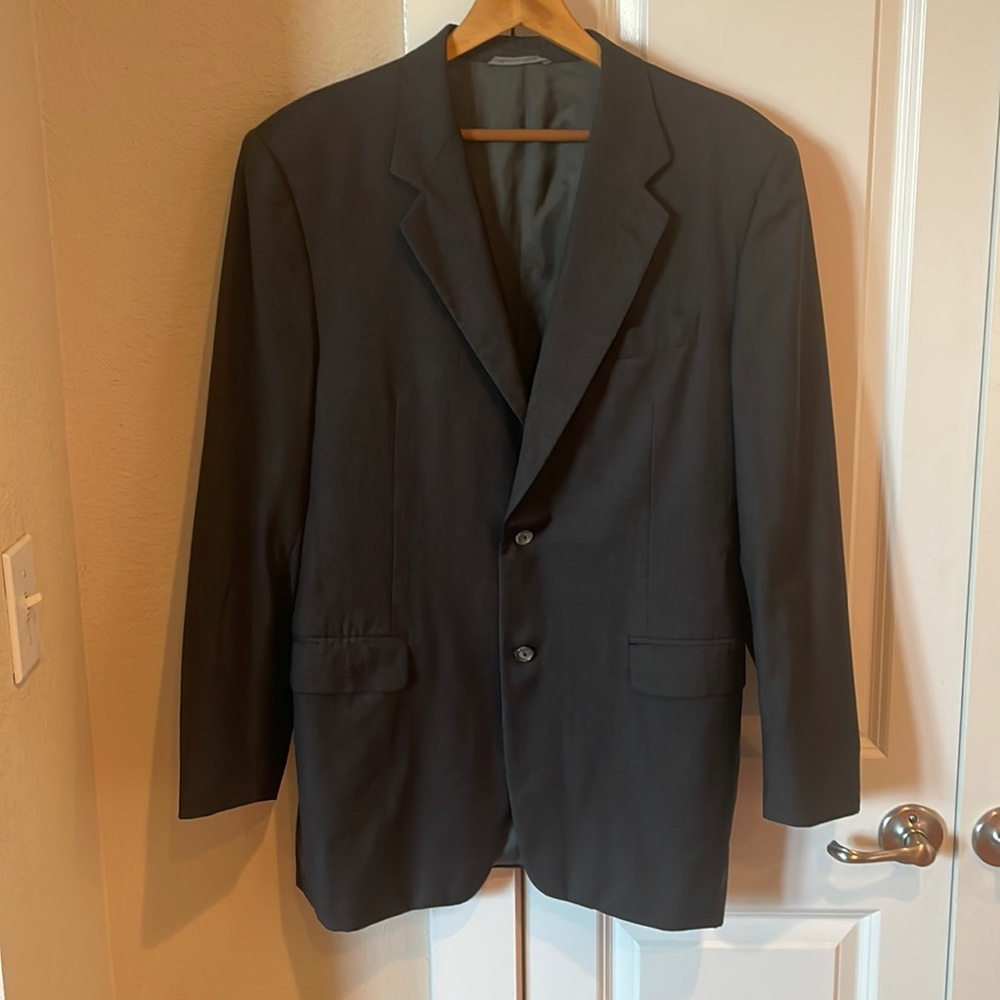 Dark navy Canali for Bloomingdale’s sports coat